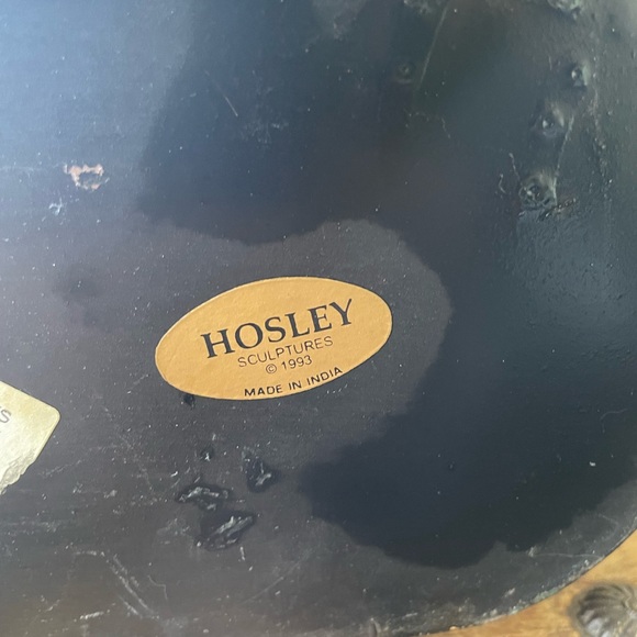 Vintage 1993 Hosley Hand Painted Vegetables Metal Basket Flower Pot - Picture 7 of 7